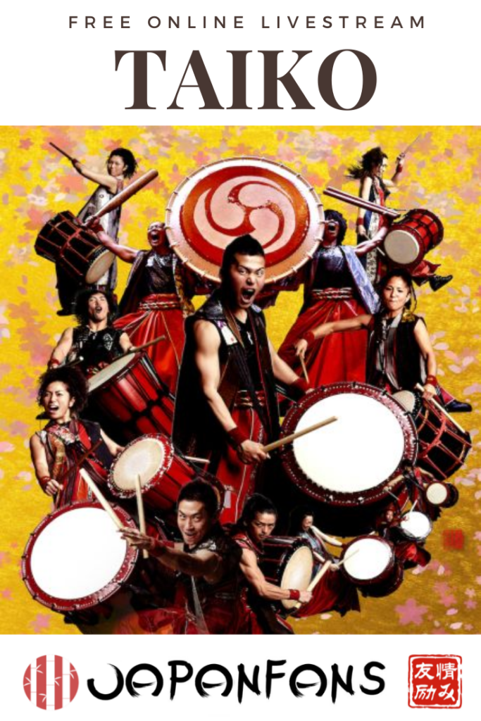 Taiko livestream concert (for free) by Japan Fans Utrecht