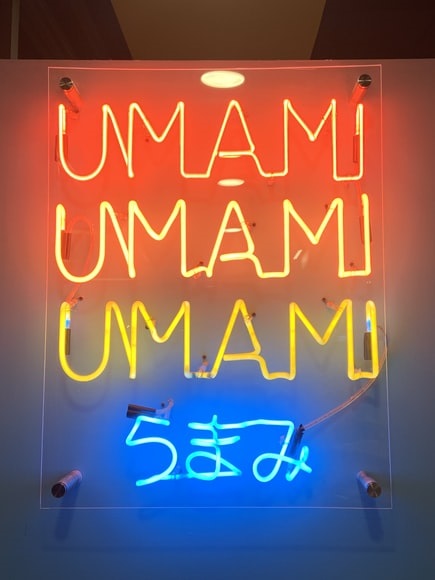 Umami: The Fifth Taste in neon letters - Japan Fans Utrecht