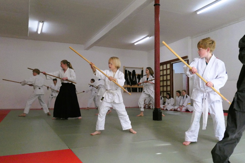 De Japan Fans volgden een introductieles bij Aikido Vereniging Domstad. Dat is Japanse kunst & cultuur in het centrum van Utrecht!