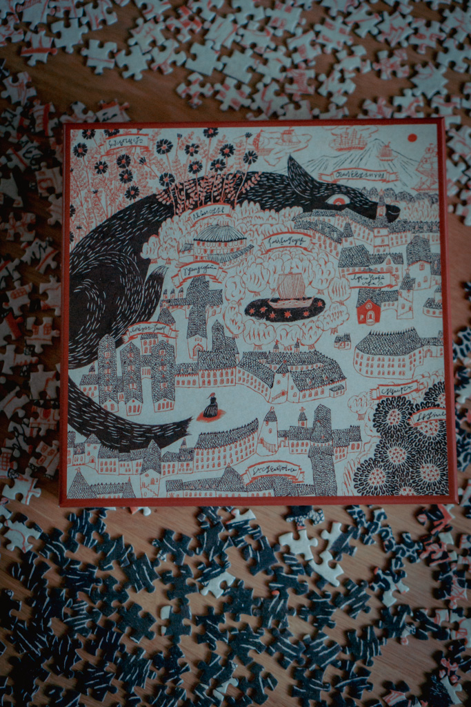 "Evening Kingdom" Puzzle by Sanae Sugimoto (Four Point Puzzles) || Japan Fans