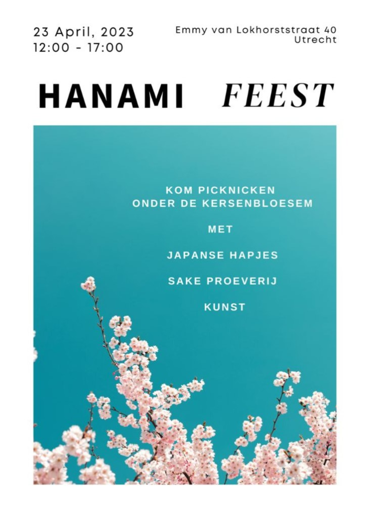 Hanami in Leidsche Rijn, Japan Fans, Japans Cultureel Centrum Utrecht, Japanese Art & Culture Centre Utrecht, fluitmuziek, Japanse kunst
